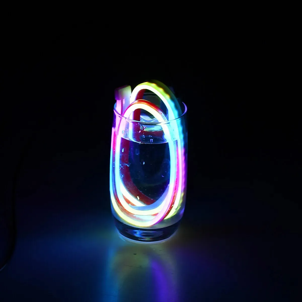 2Pcs Multifunctional Led Drl With Turn Signal Remote Control