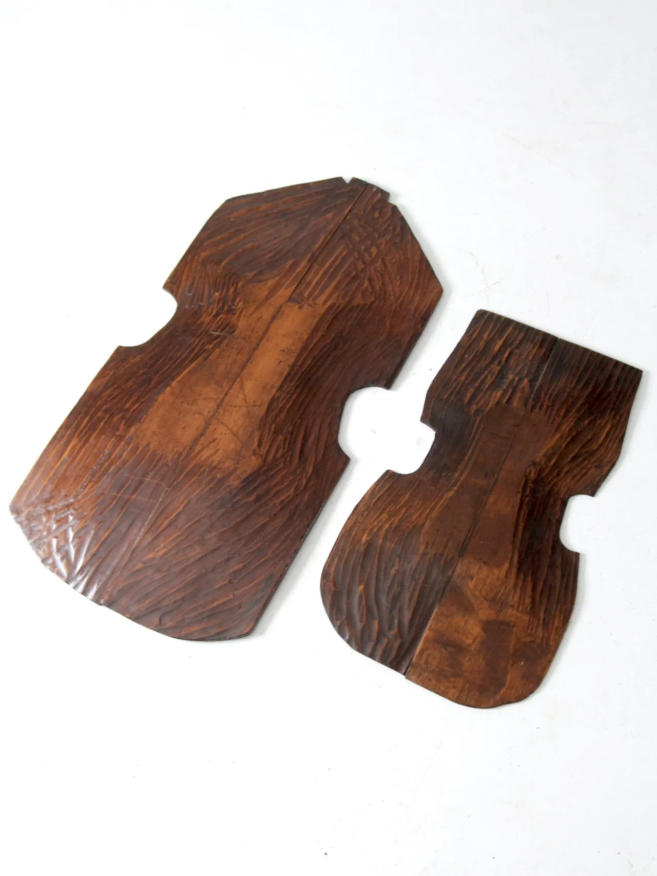 antique rustic unfinished cello body