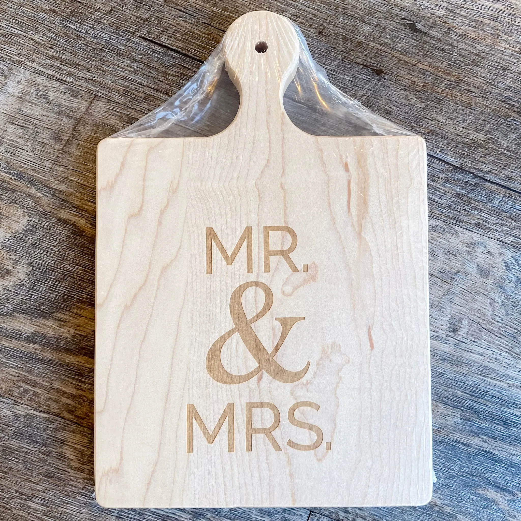 Artisan Maple Paddle Board - Mr & Mrs