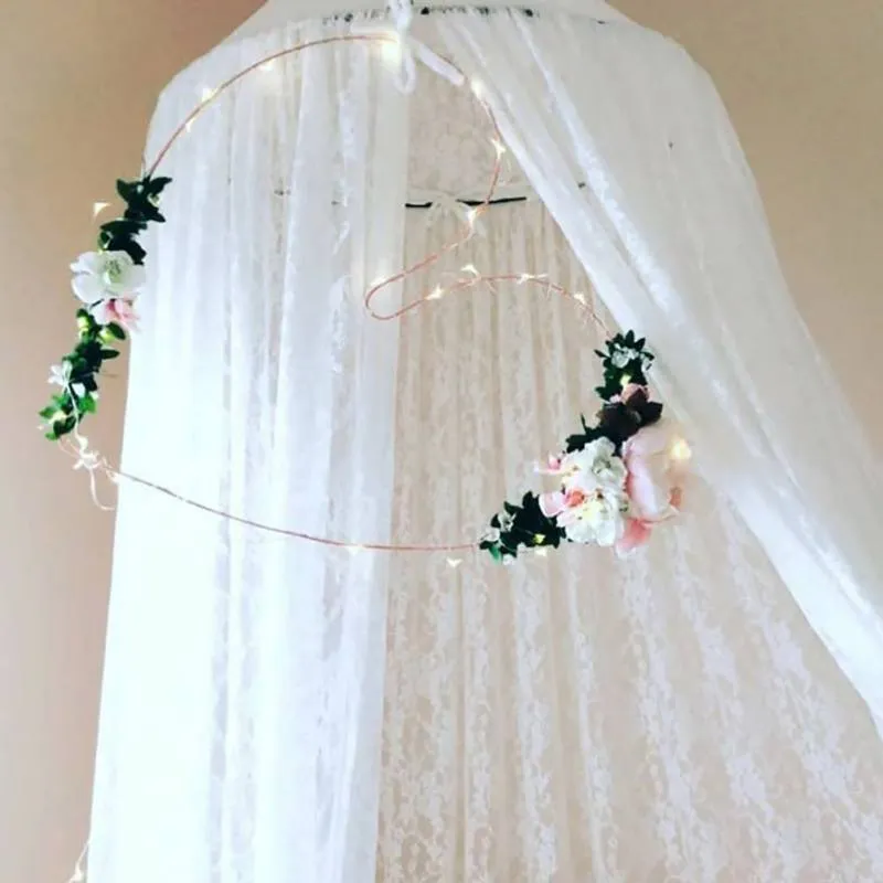 Baby Crib Lace Canopy