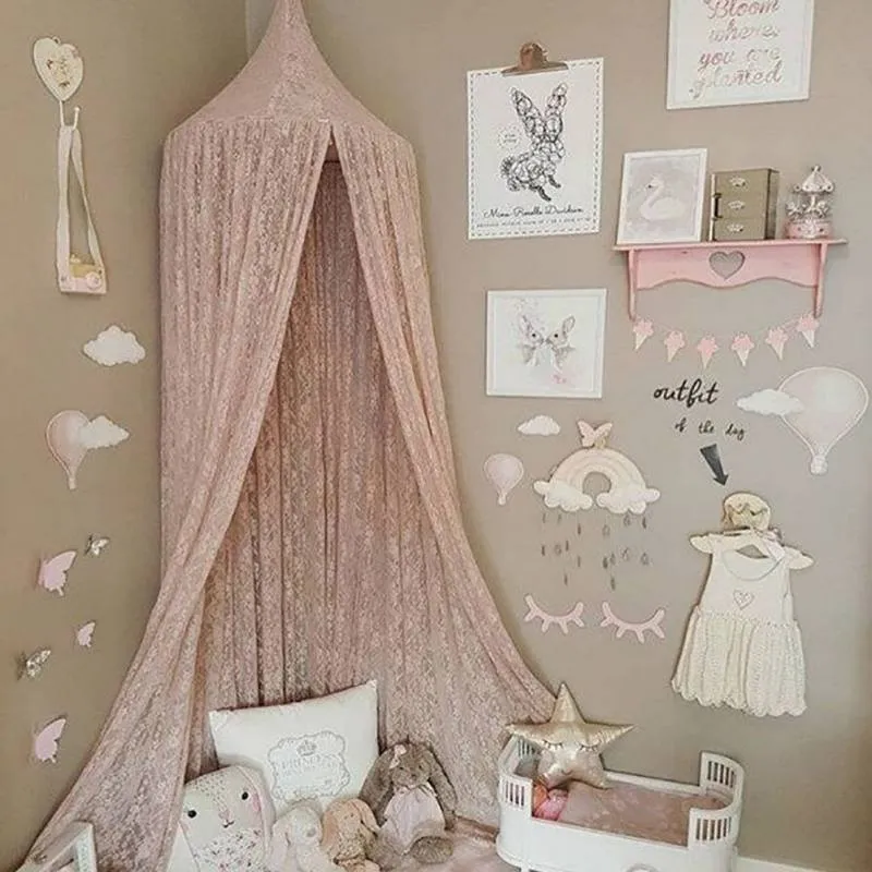 Baby Crib Lace Canopy