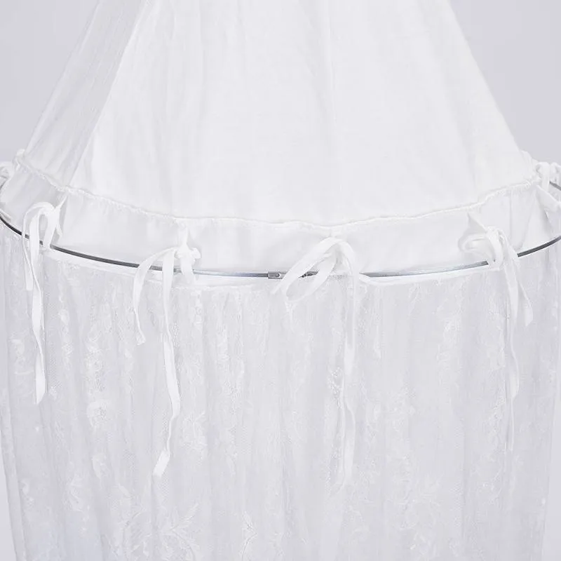 Baby Crib Lace Canopy
