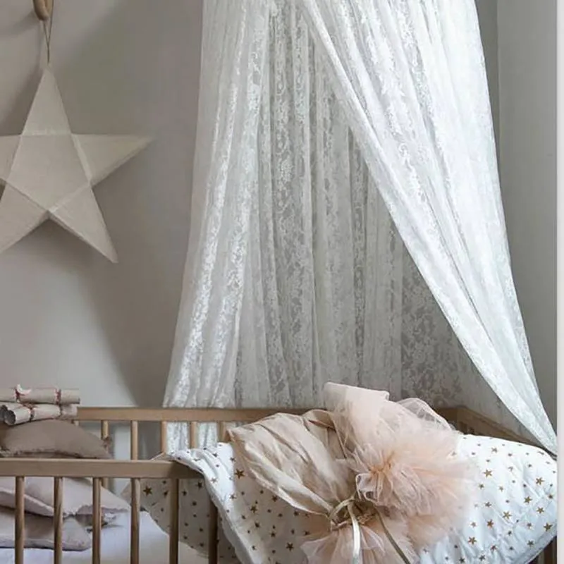Baby Crib Lace Canopy