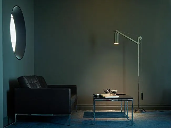 BH 23 Bauhaus Floor Lamp by TECNOLUMEN