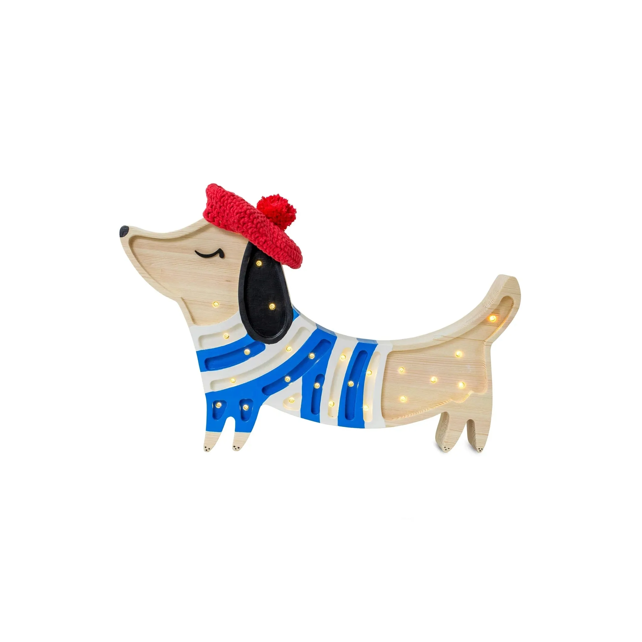 Blue Puppy Lamp