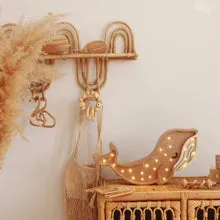 Brown Whale Lamp
