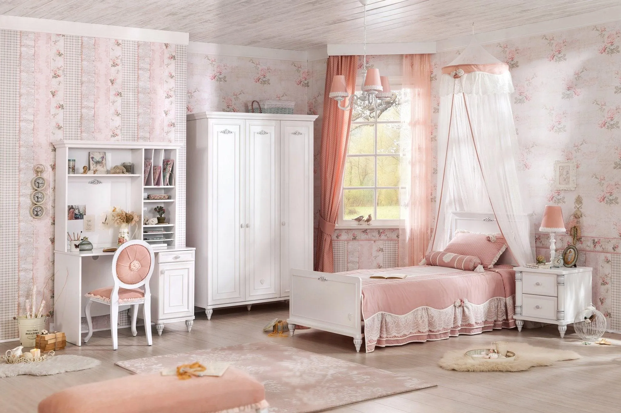 Cilek Romantica Bed (100X200 Cm Or 120X200 Cm)