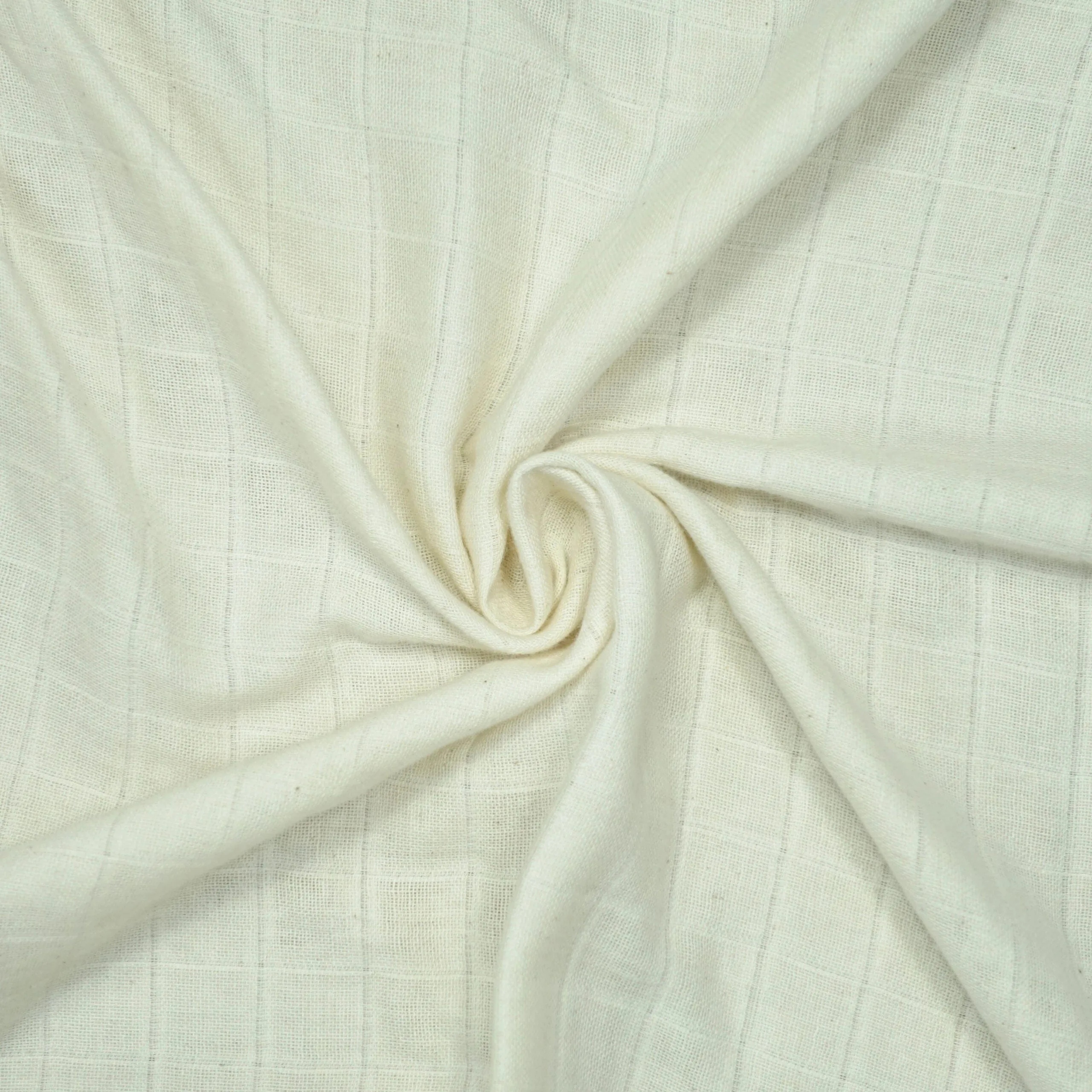Cream Organic Muslin Squares 6 pack