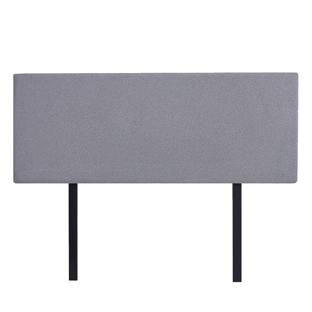 Customizable Linen Fabric Queen Bed Headboard - Slate Ash