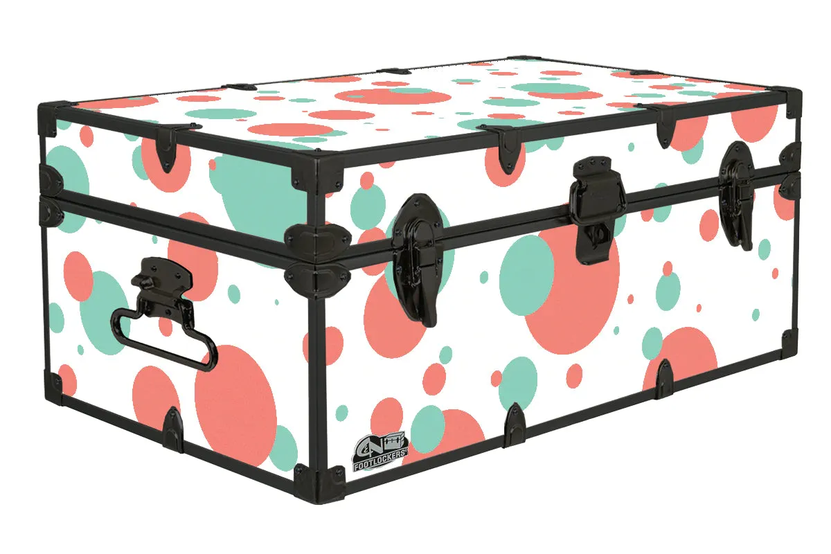 Designer Trunk - Floating Dots - 32x18x13.5"