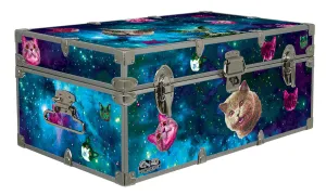 Designer Trunk - Galaxy Kittens - 32x18x13.5"