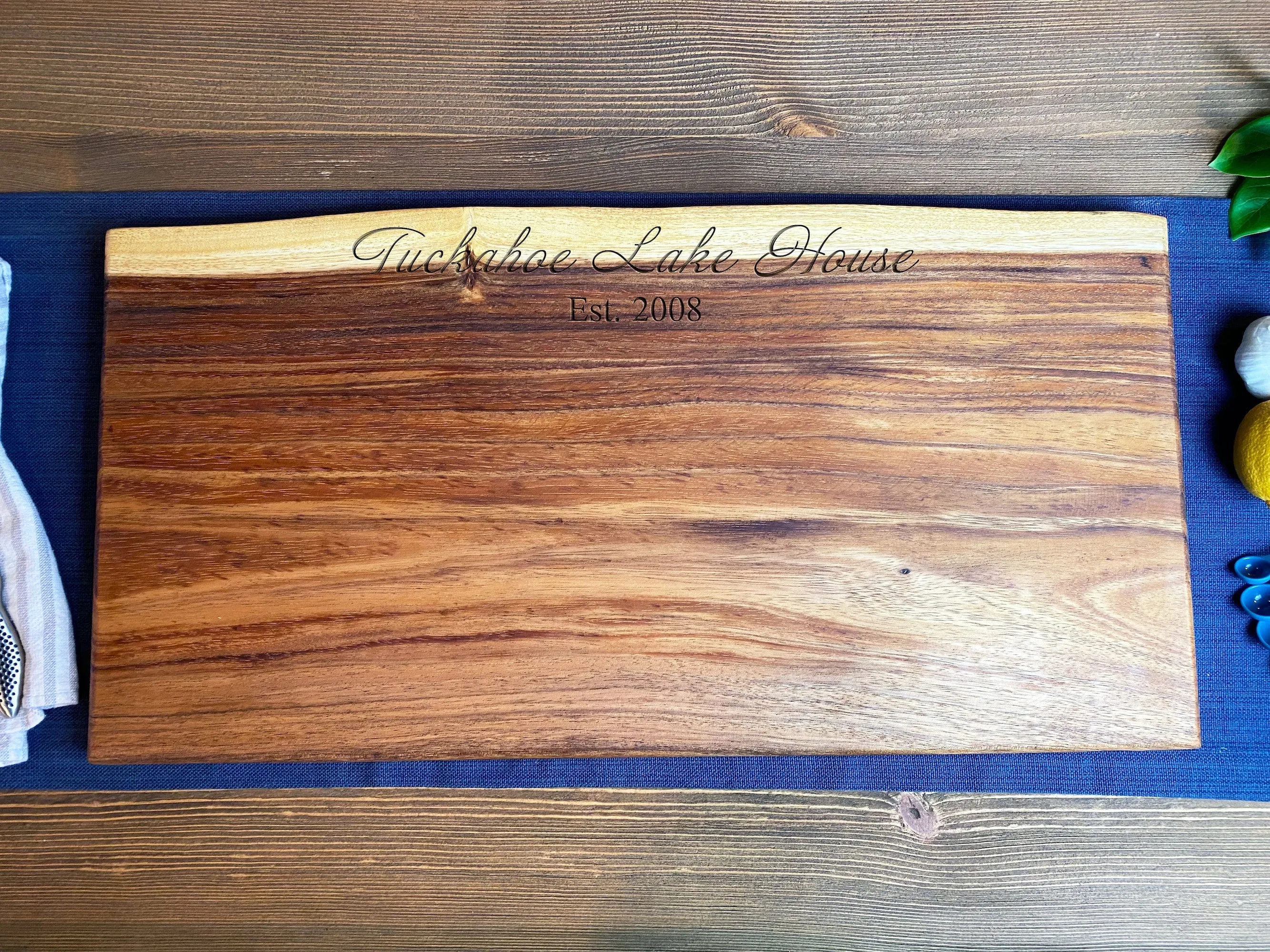 Extra Large Live Edge Square End Board by Tuckahoe Hardwoods