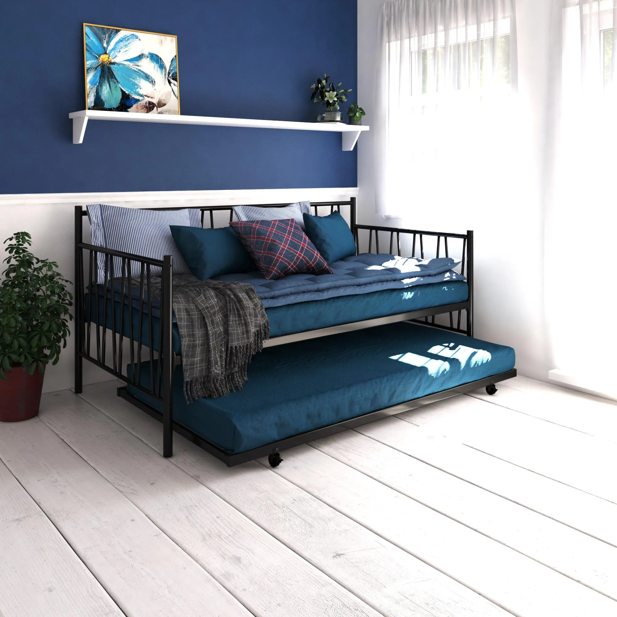 Fairfax Metal Daybed and Trundle