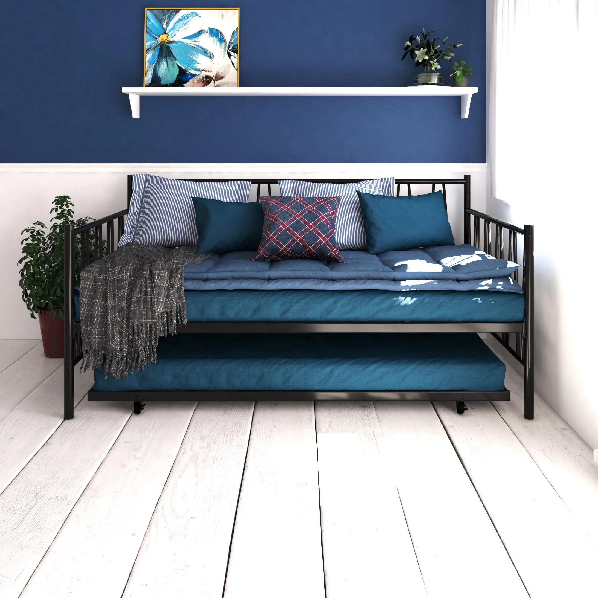 Fairfax Metal Daybed and Trundle