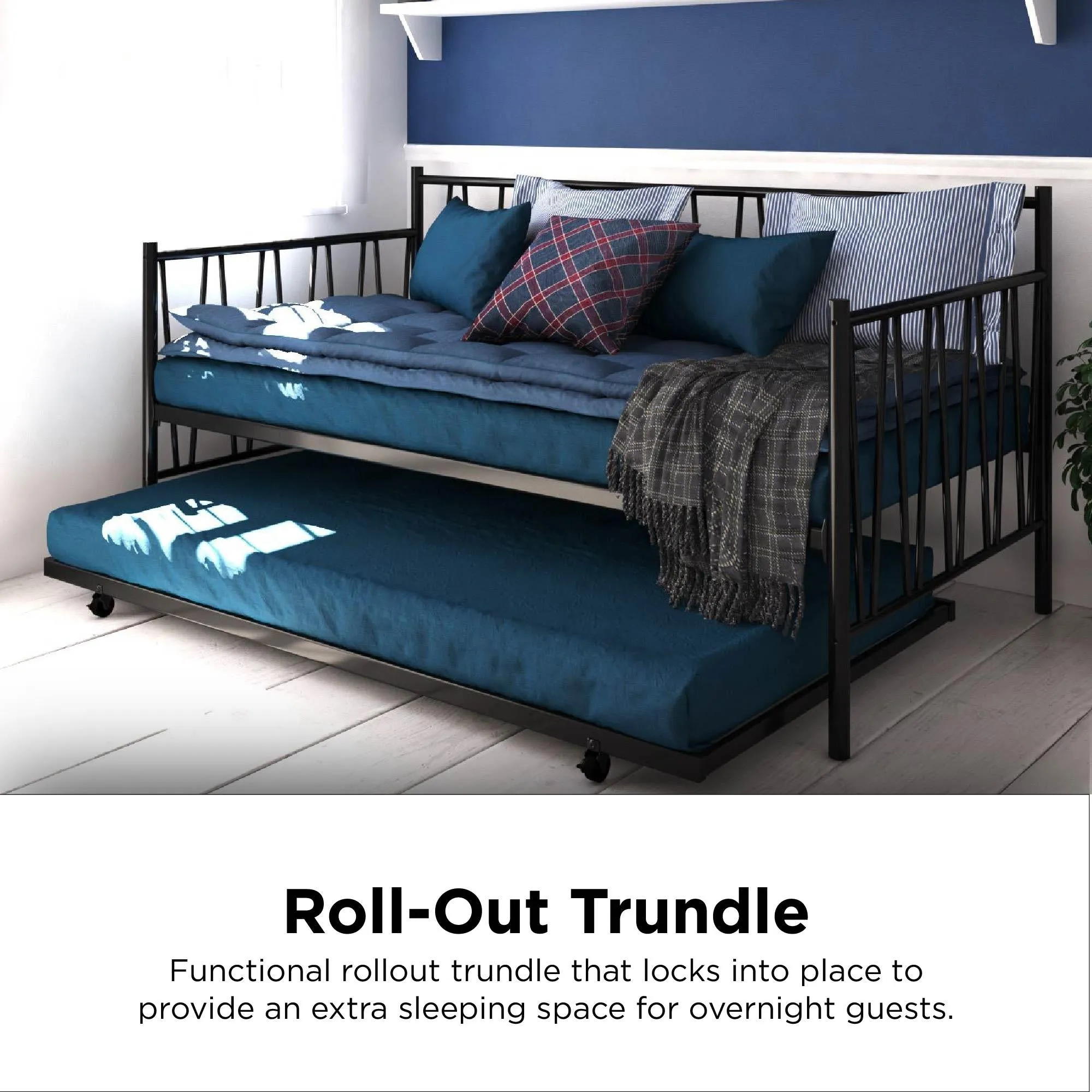Fairfax Metal Daybed and Trundle