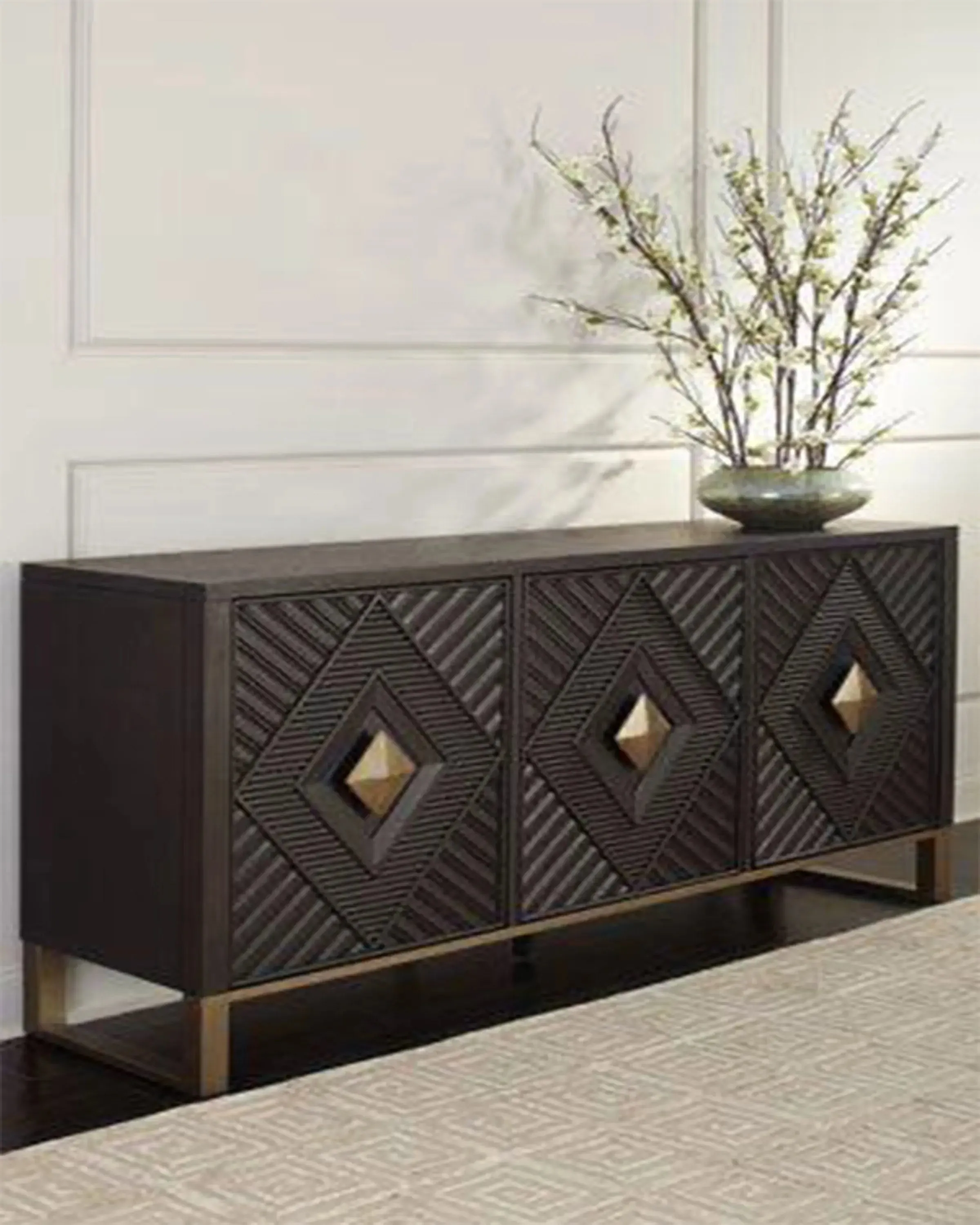 GUNUNG MODERN CLASSIC BLACK SIDEBOARDS