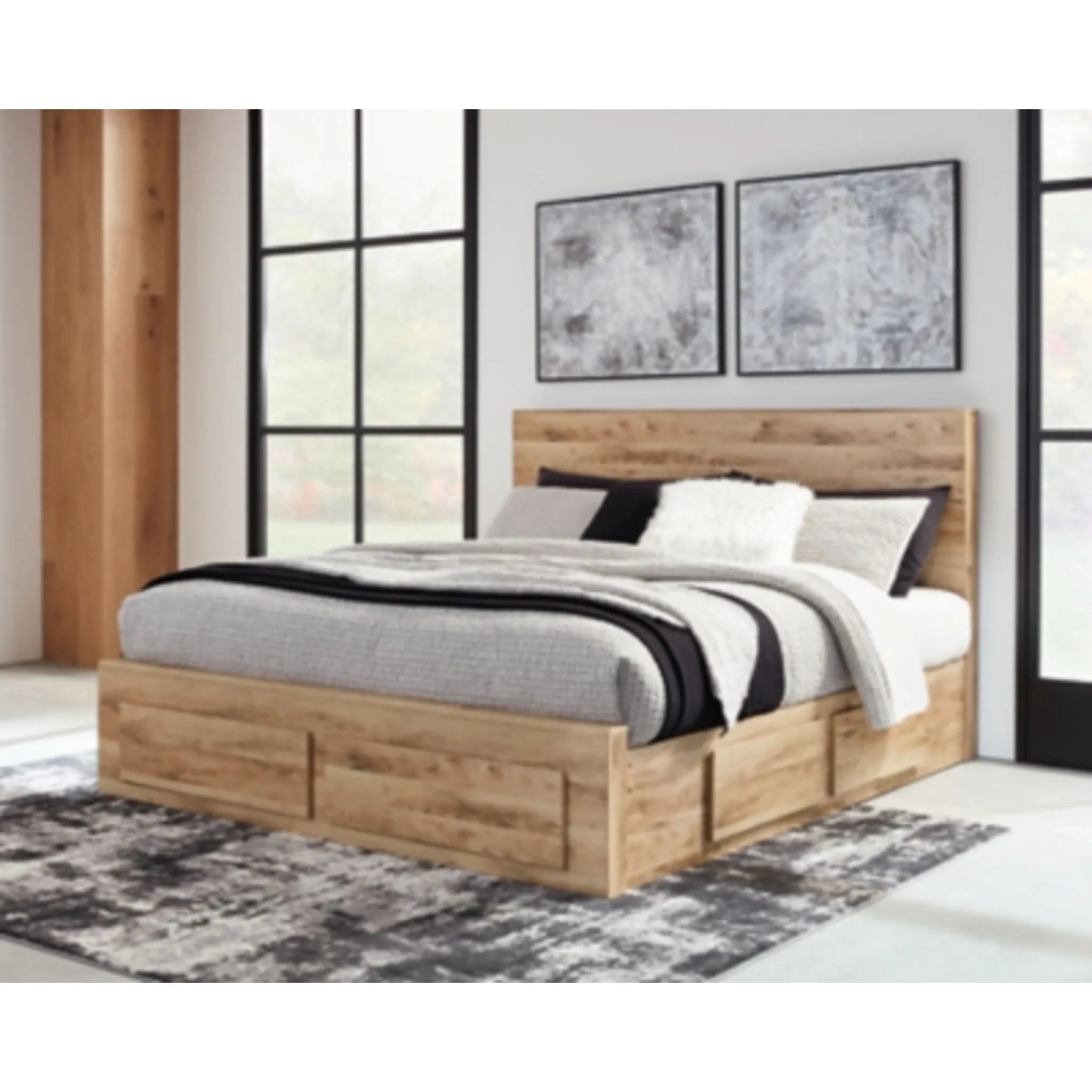 Hyanna Bed with 6 Drawer Storage