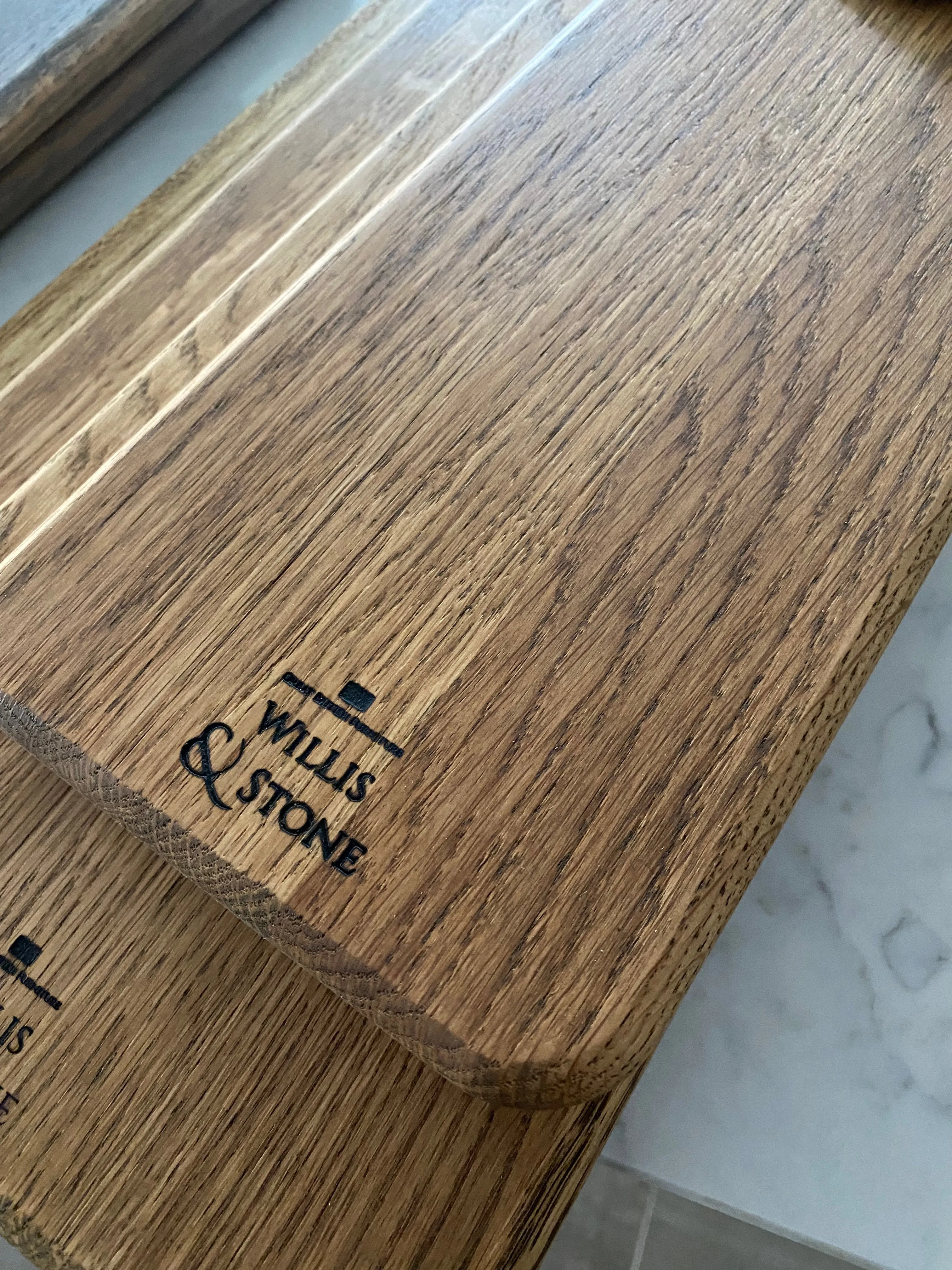 Large Solid oak Chopping Board / Serving Platter