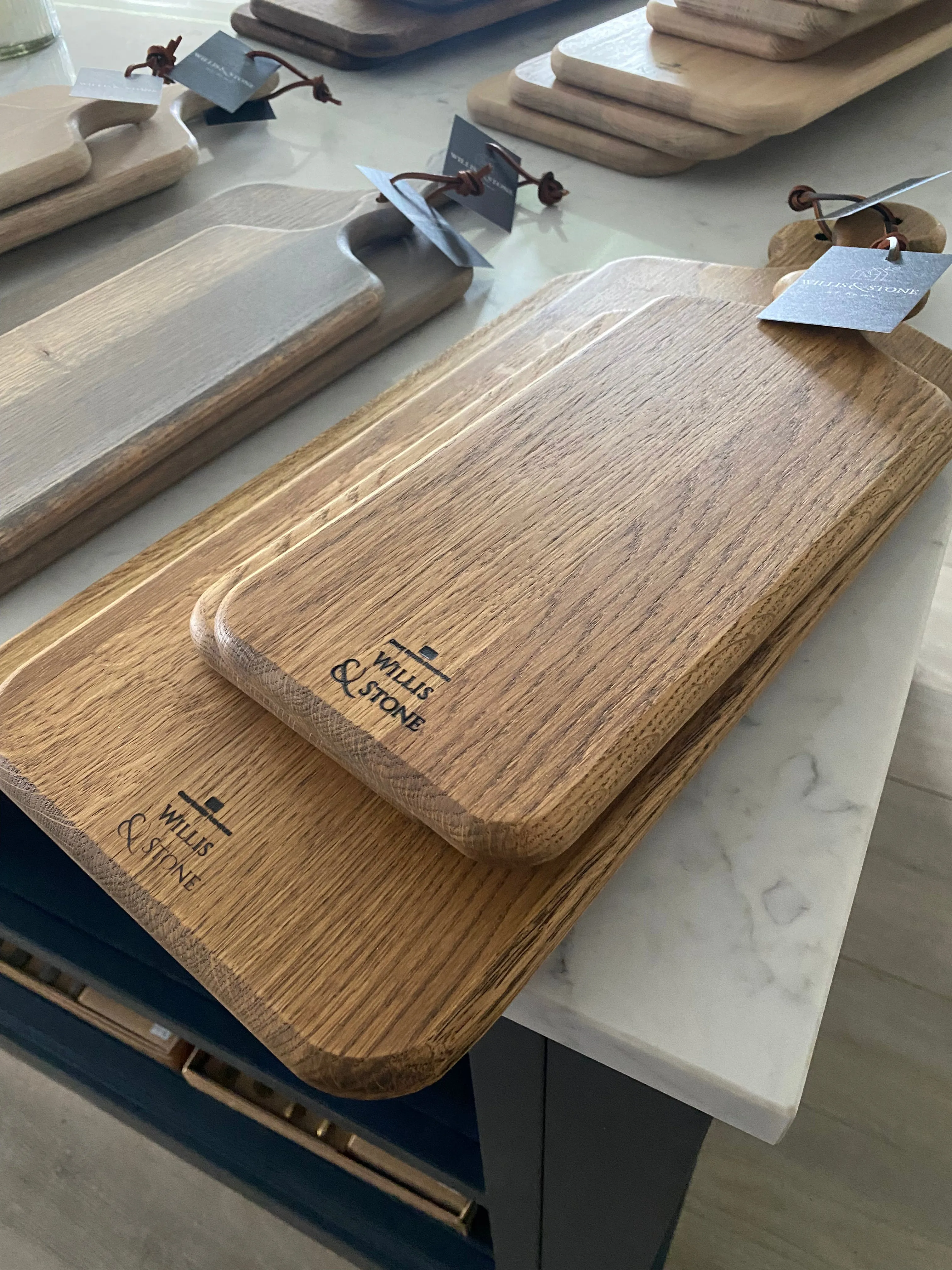 Large Solid oak Chopping Board / Serving Platter