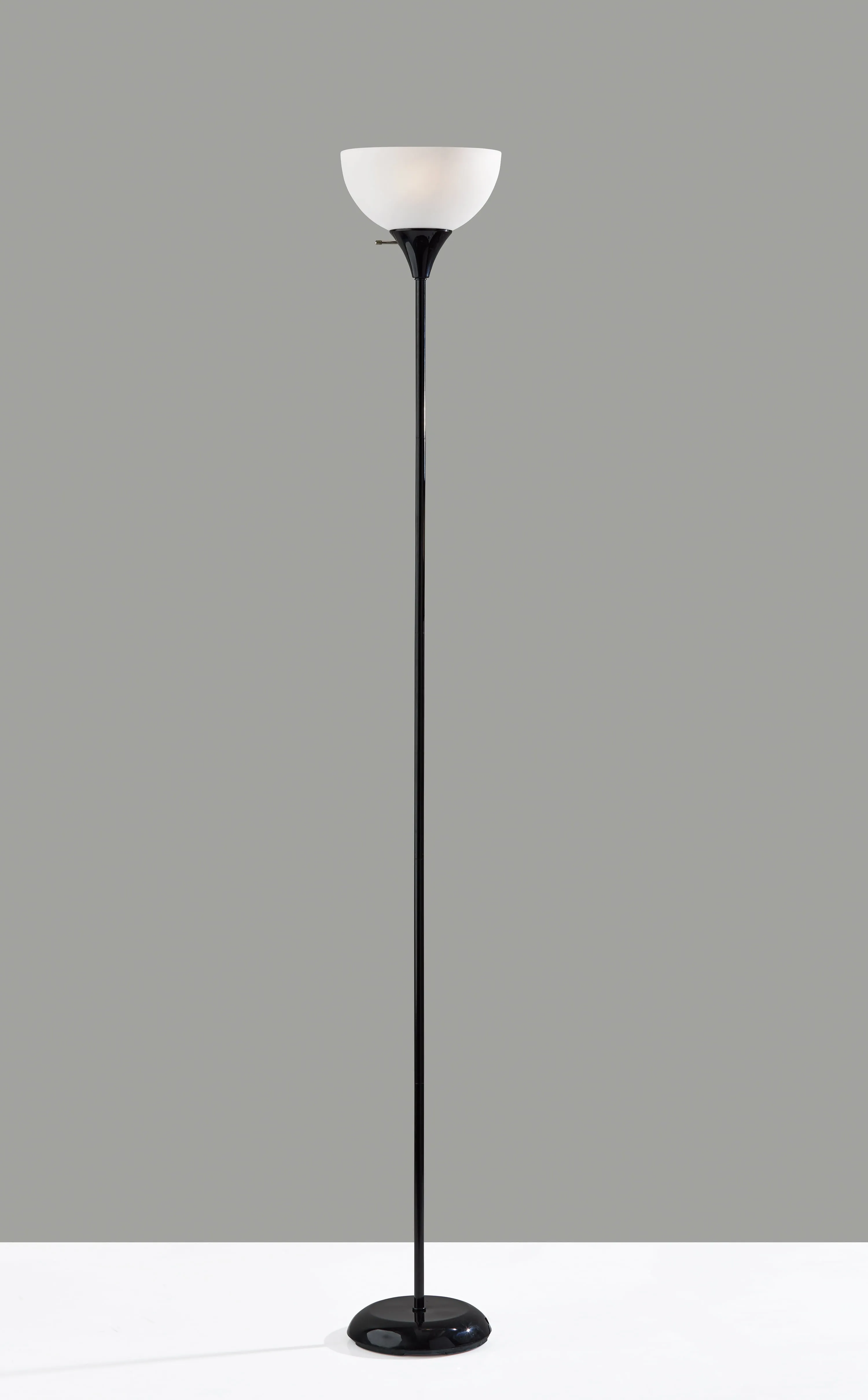 Mainstays 71" Black Floor Lamp, Modern Design