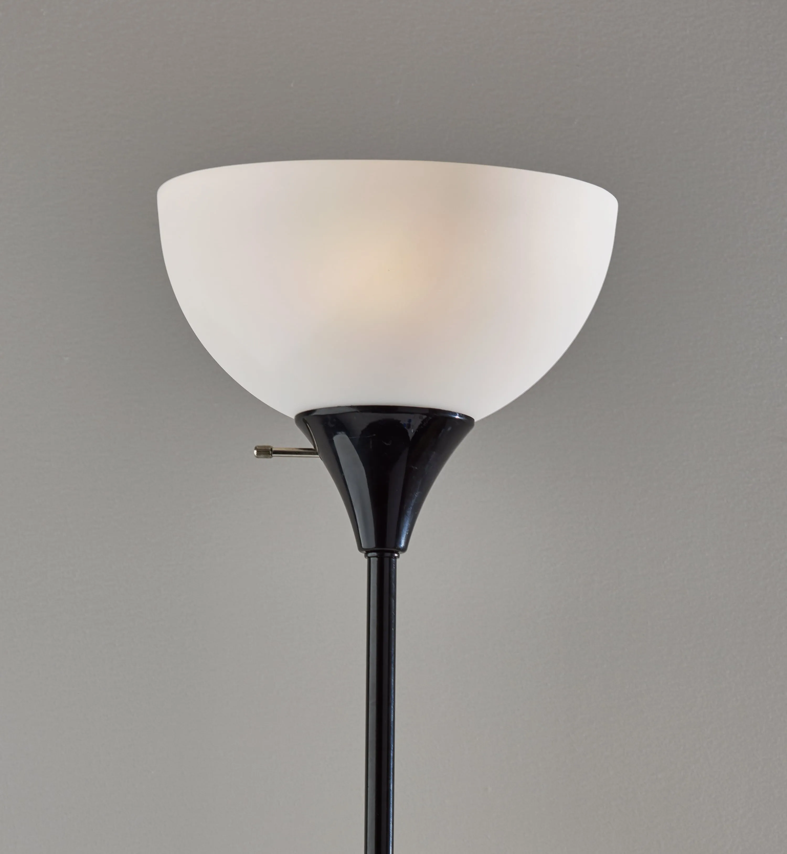 Mainstays 71" Black Floor Lamp, Modern Design