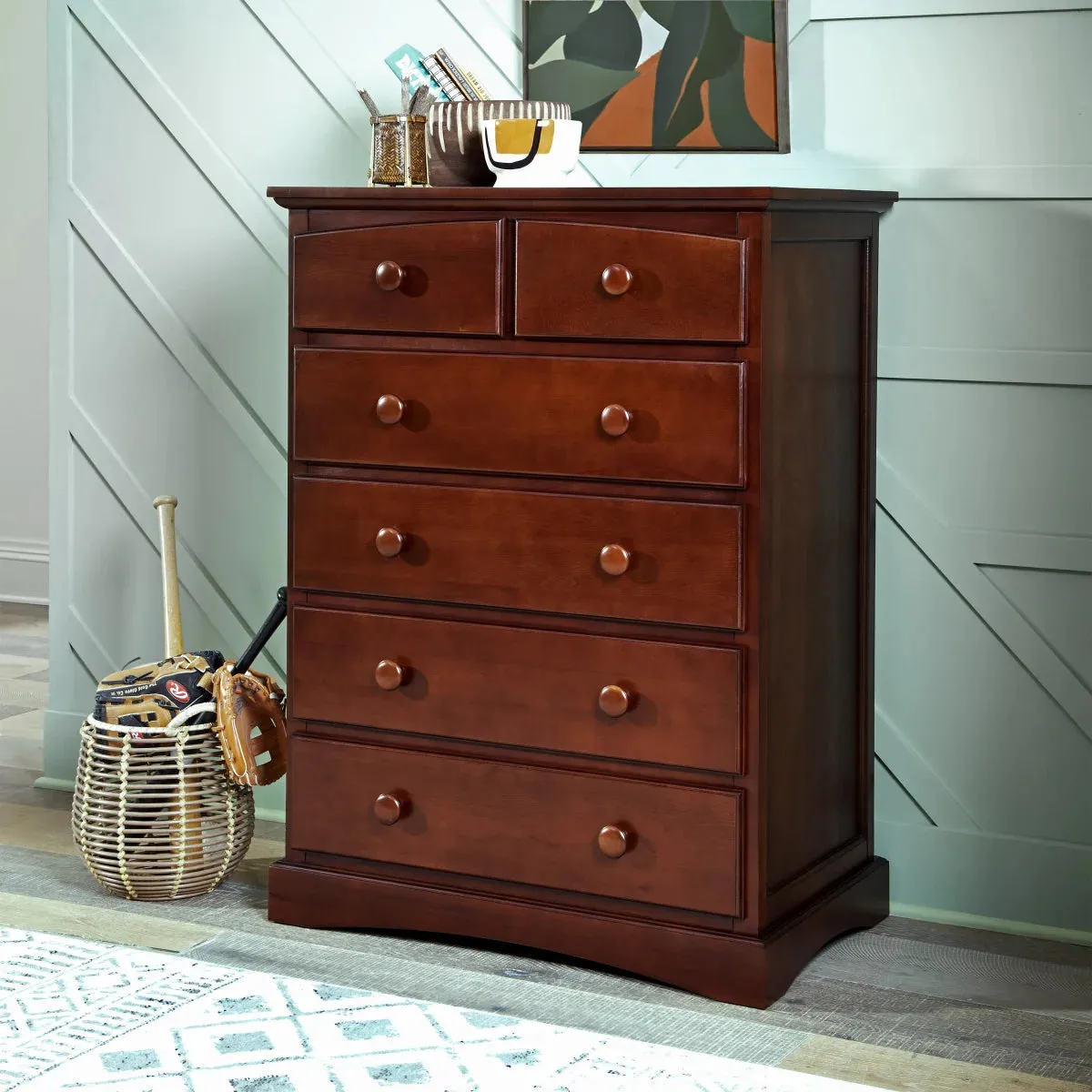 McKenzie Bedroom Collection in Dark Brown