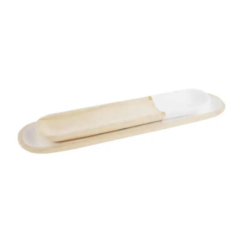 Mudpie Two-tone Skinny Serving Board Set