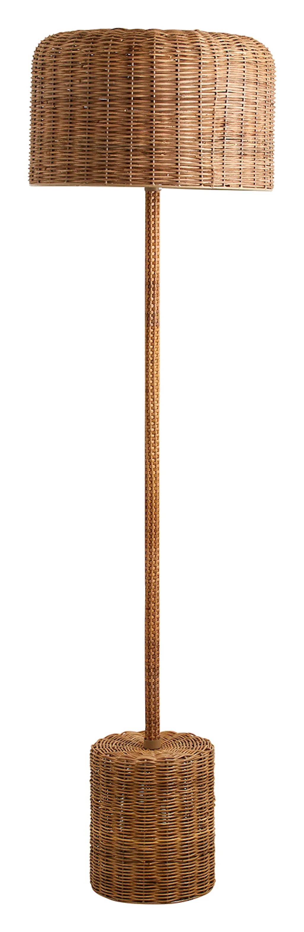 Natural Rattan Floor Lamp