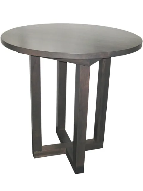 Tangent Pedestal Table with Leaf