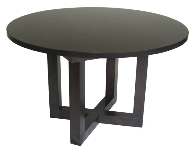 Tangent Pedestal Table with Leaf