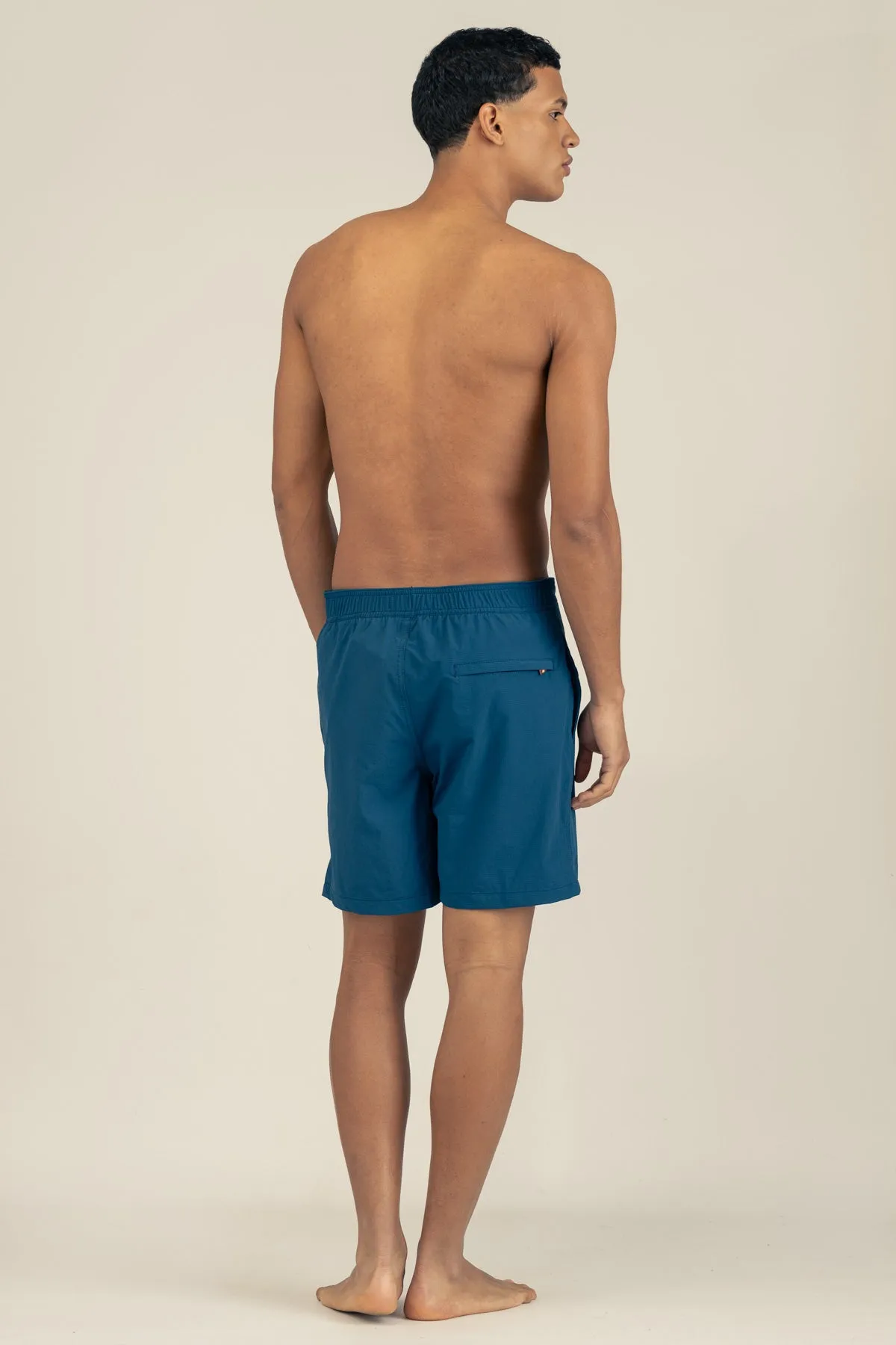 The Josh Swim Trunks in Petrol