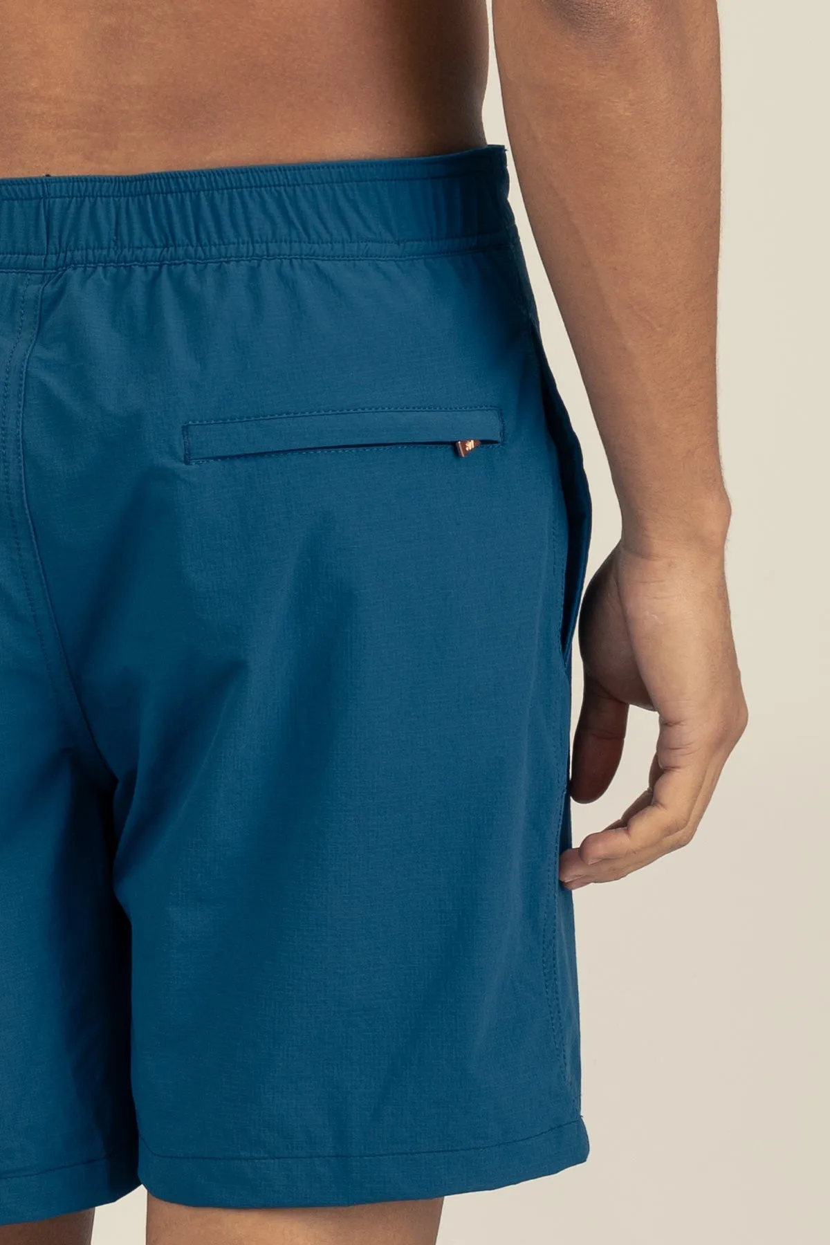 The Josh Swim Trunks in Petrol