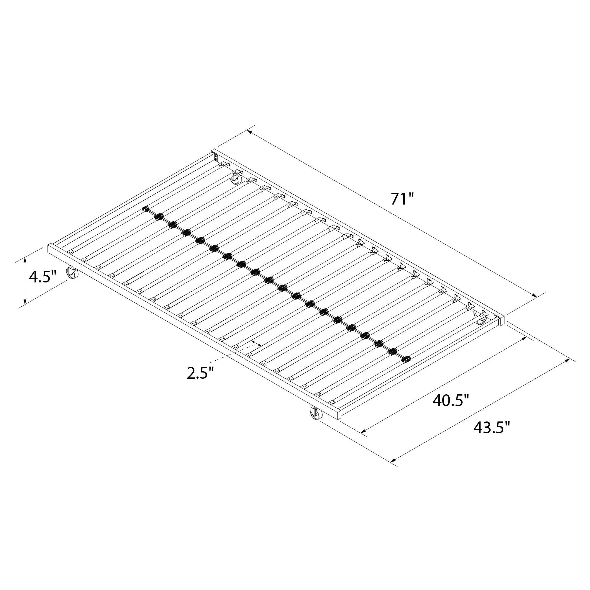 Universal Trundle for Daybeds