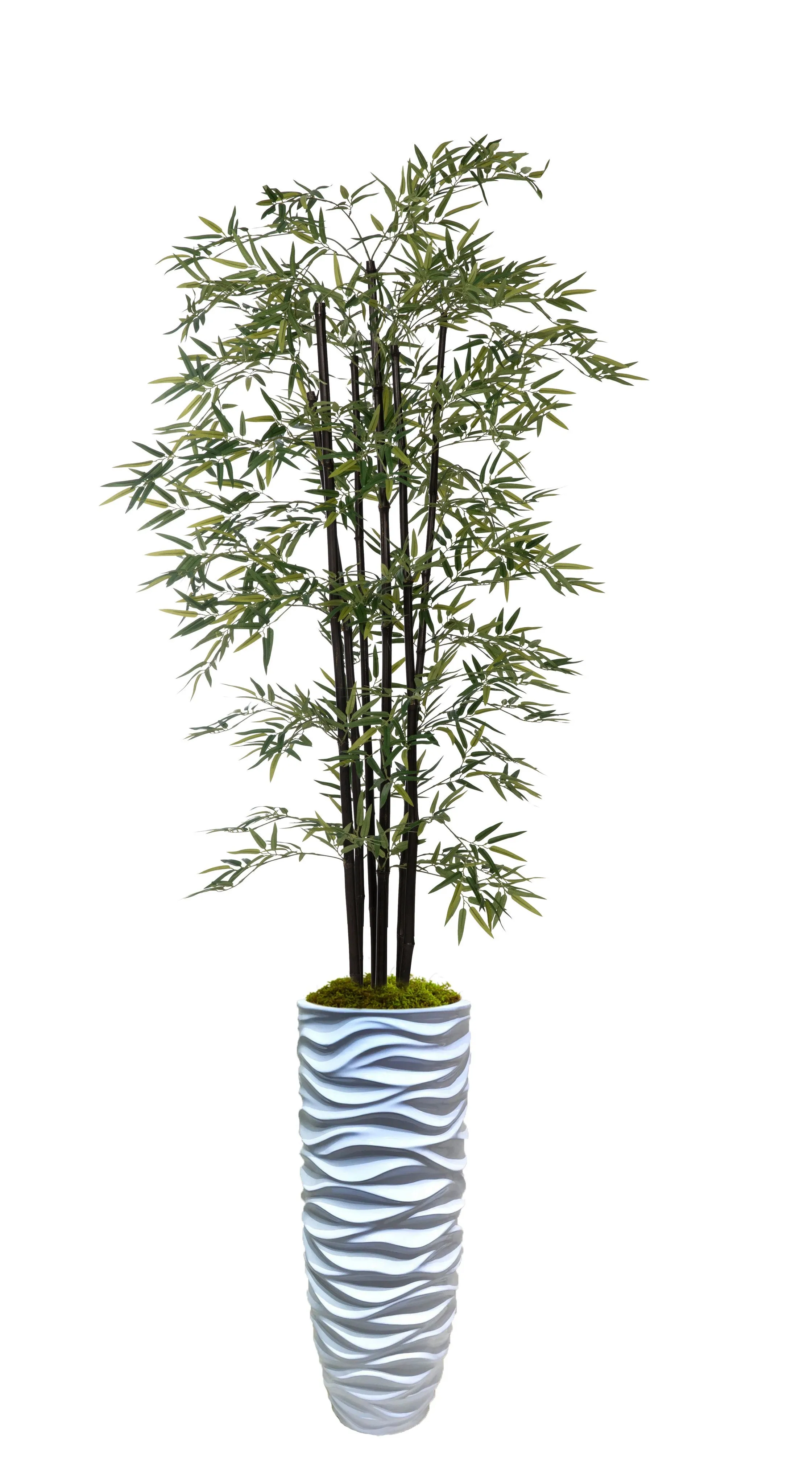 Vintage Home Artificial Faux 72" Tall Bamboo Tree With Eco Planter