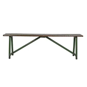 Vintage Indian Park Bench