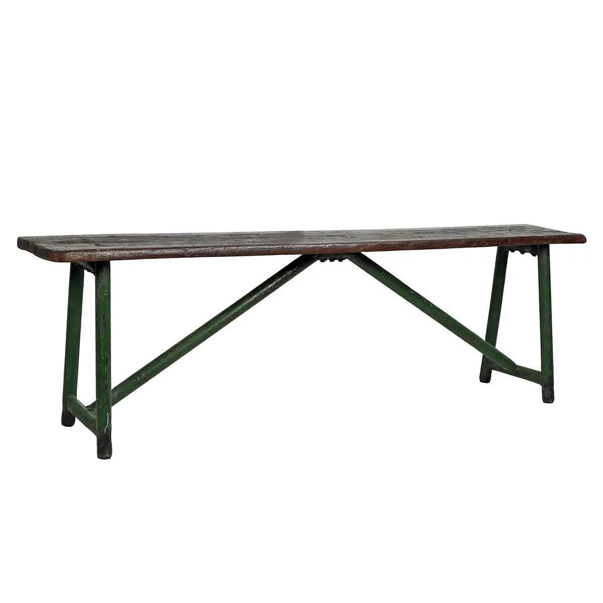 Vintage Indian Park Bench